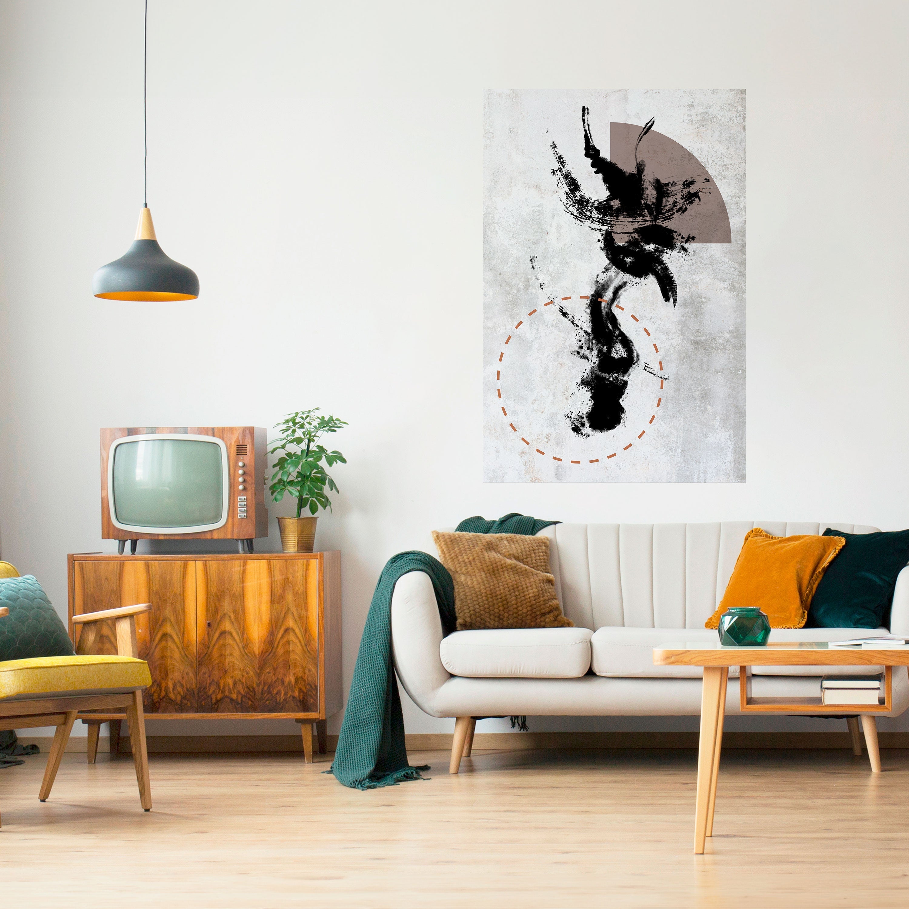 STAINS OF INTROSPECTION Peel and Stick Vertical Poster