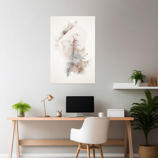 CHARMING DELICACY Quadro em tela vertical