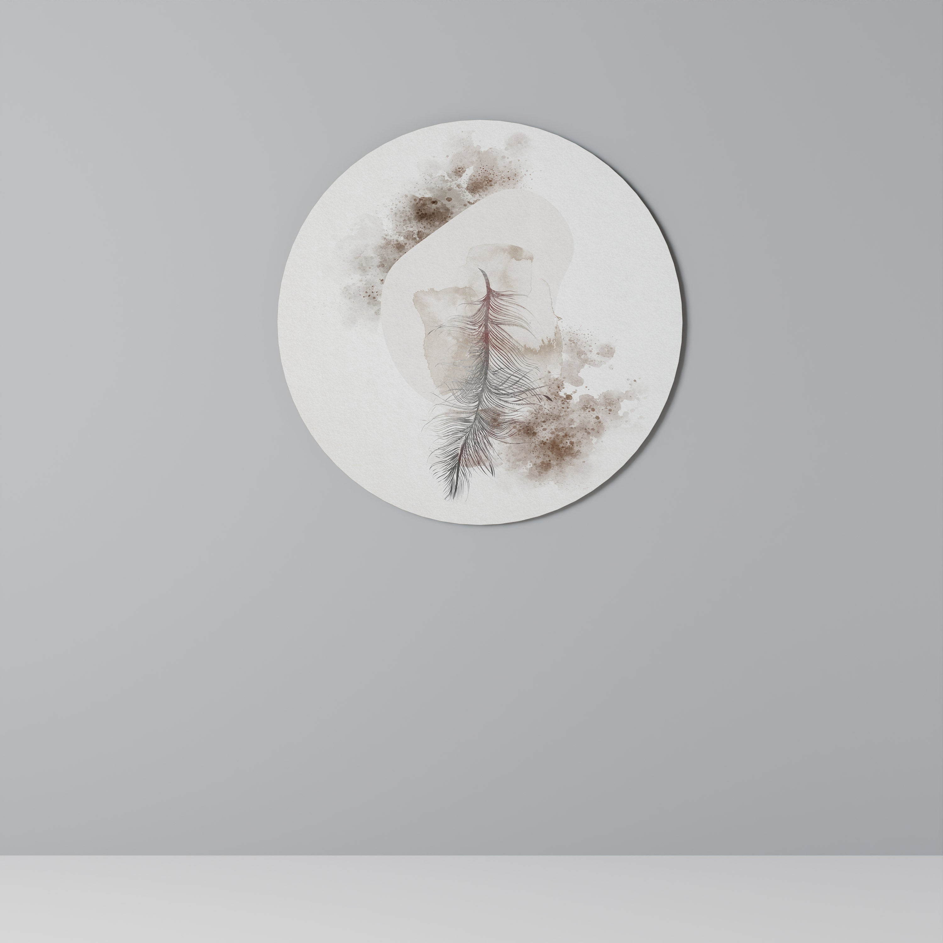 CHARMING DELICACY Round Wall Art
