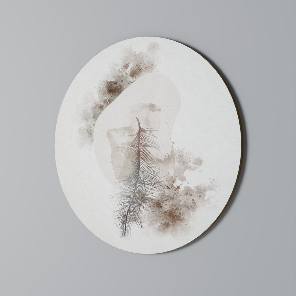 CHARMING DELICACY Round Wall Art