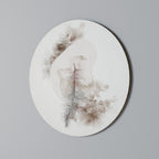 CHARMING DELICACY Round Wall Art