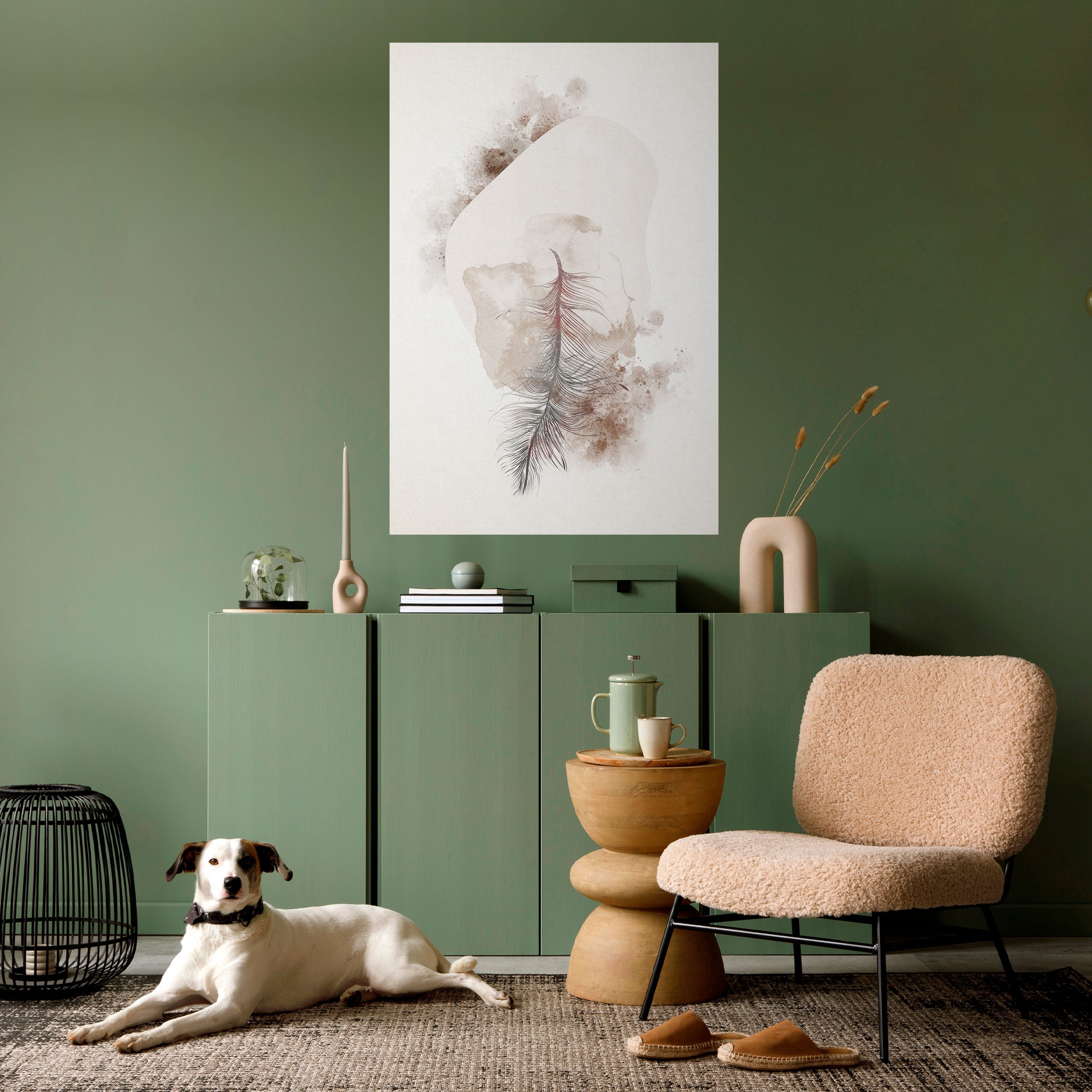 CHARMING DELICACY Peel and Stick Vertical Poster