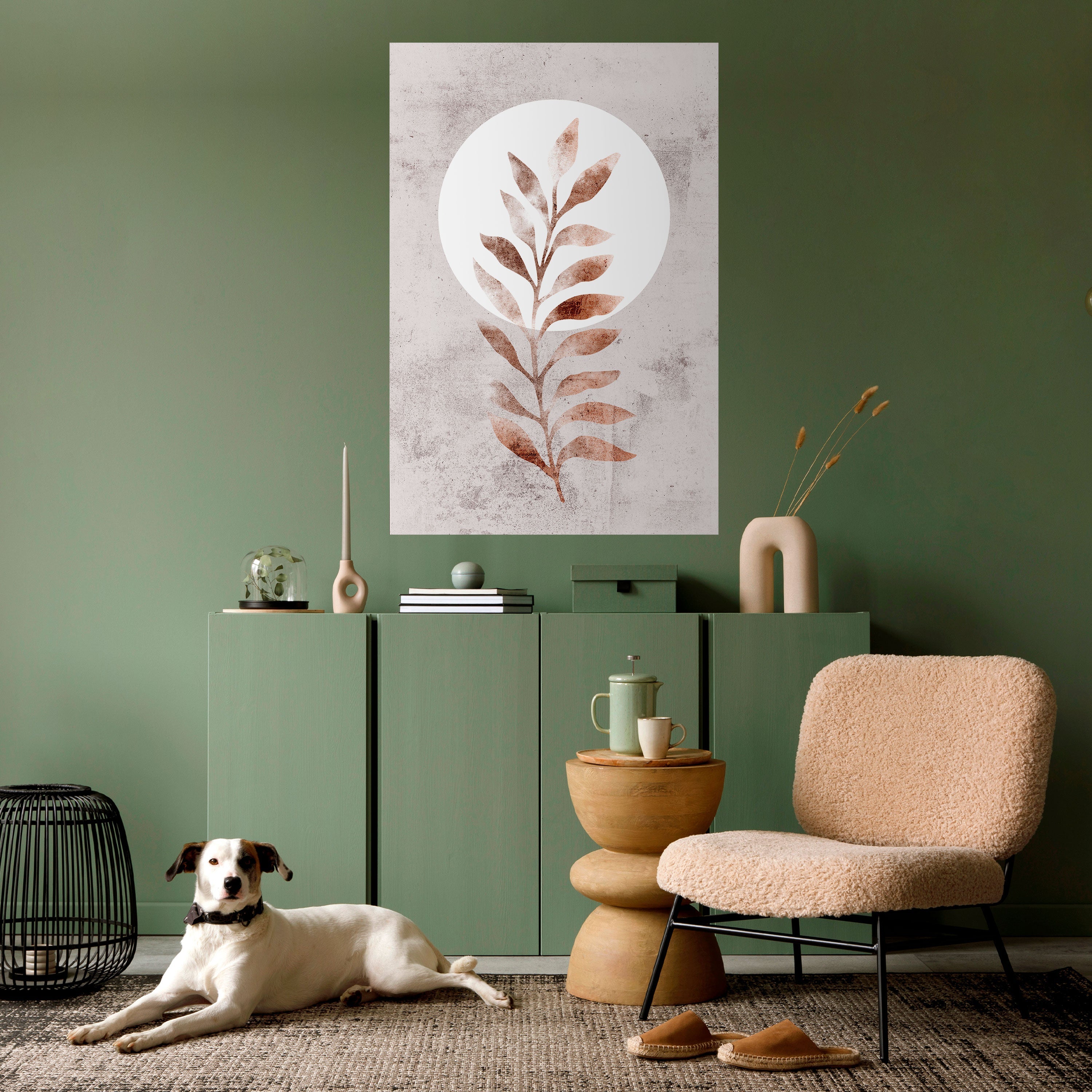 LEAF RADIANCE Poster Vertical Autocolante