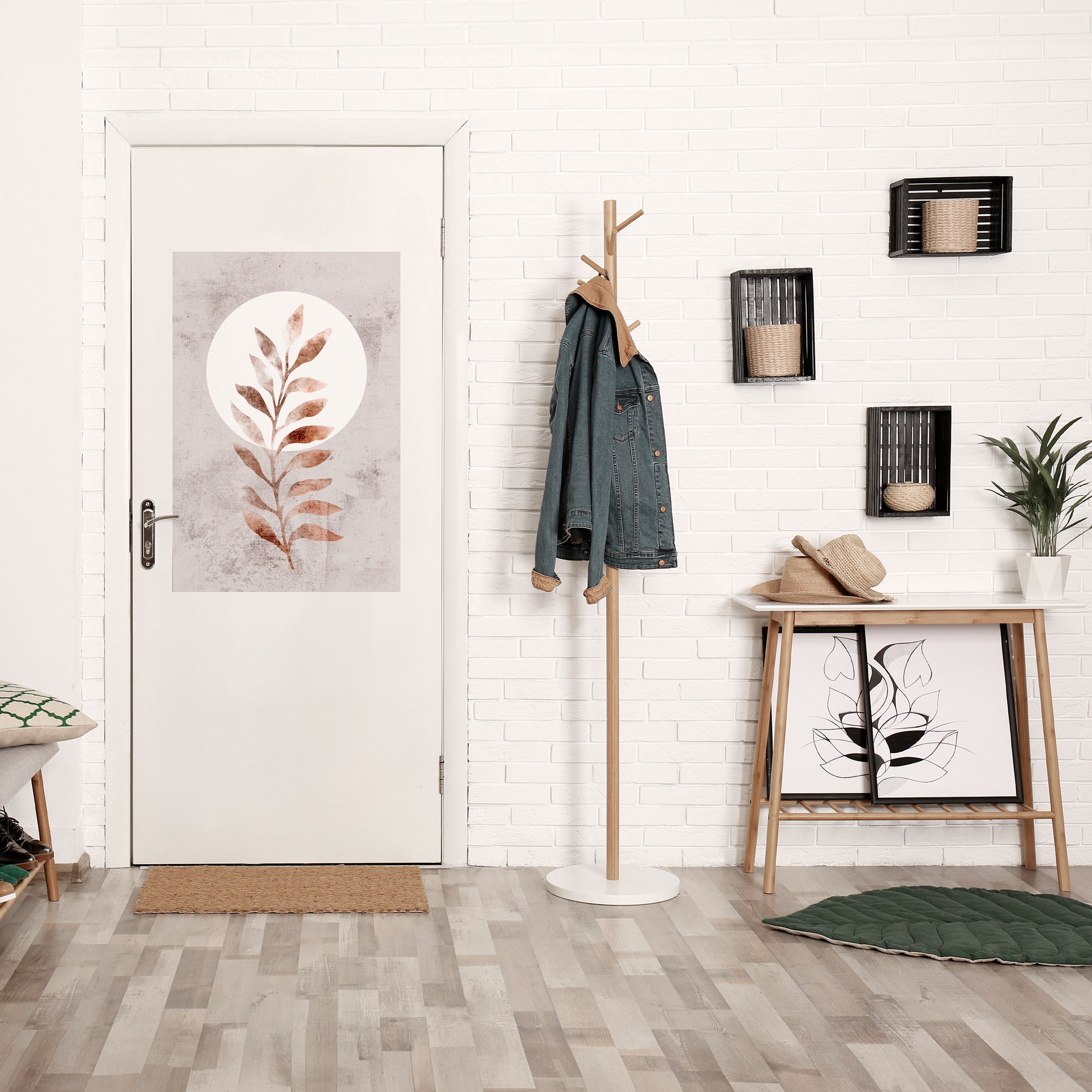 LEAF RADIANCE Poster Vertical Autocolante