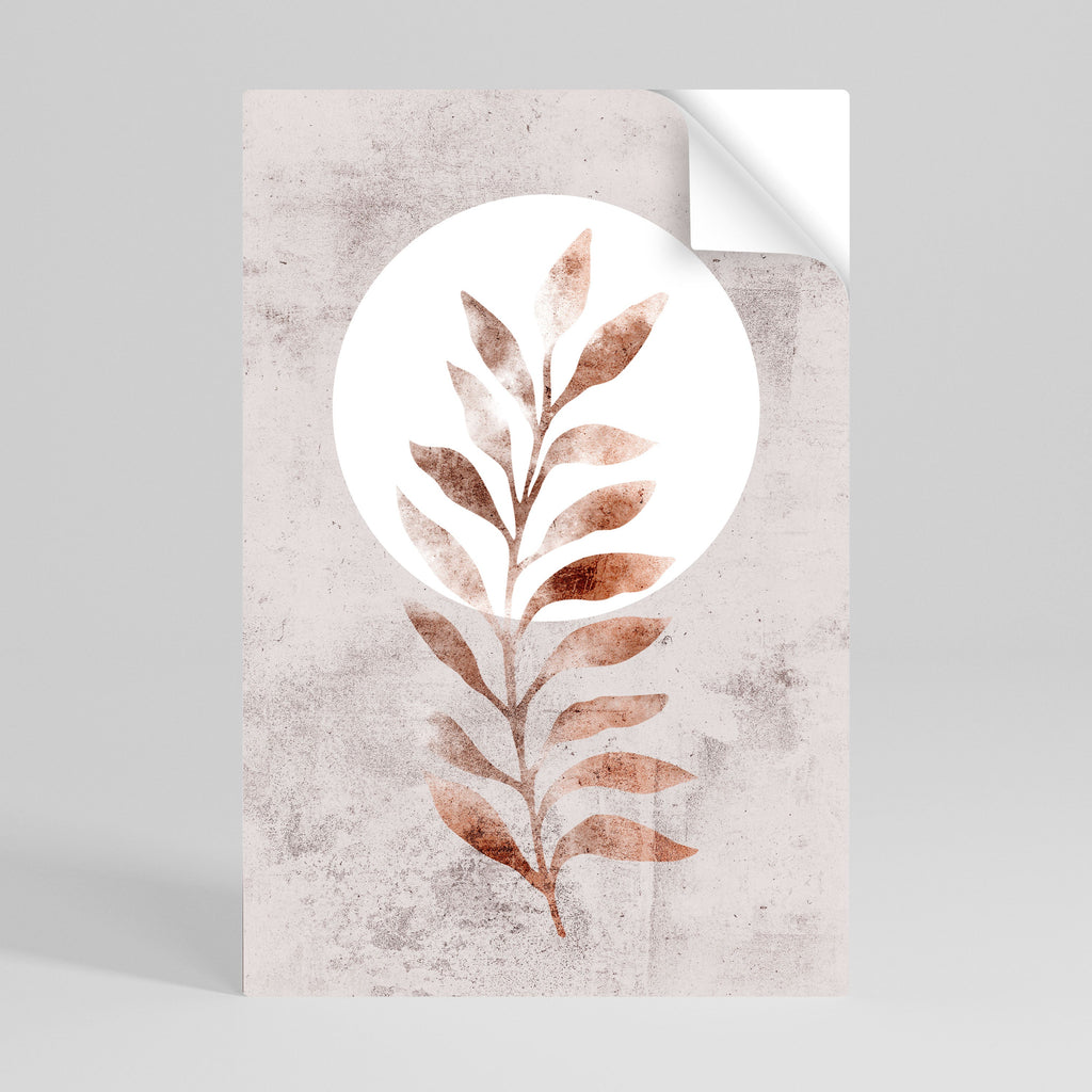 LEAF RADIANCE Poster Vertical Autocolante