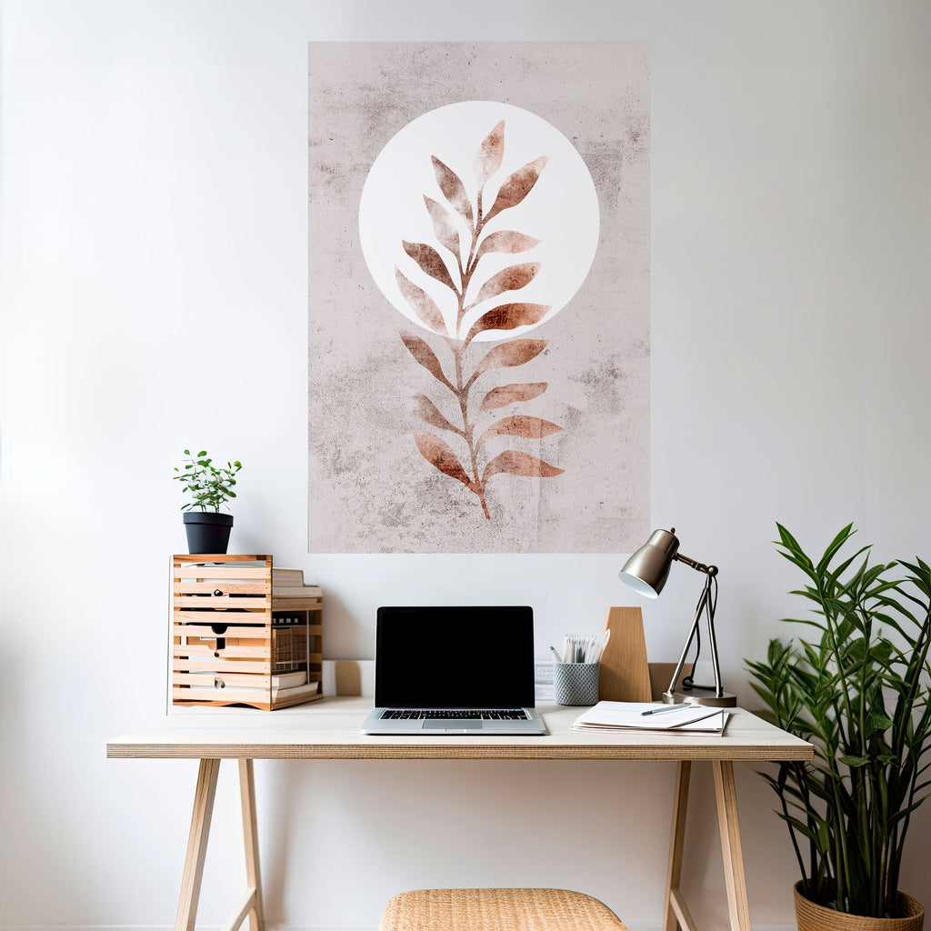 LEAF RADIANCE Poster Vertical Autocolante