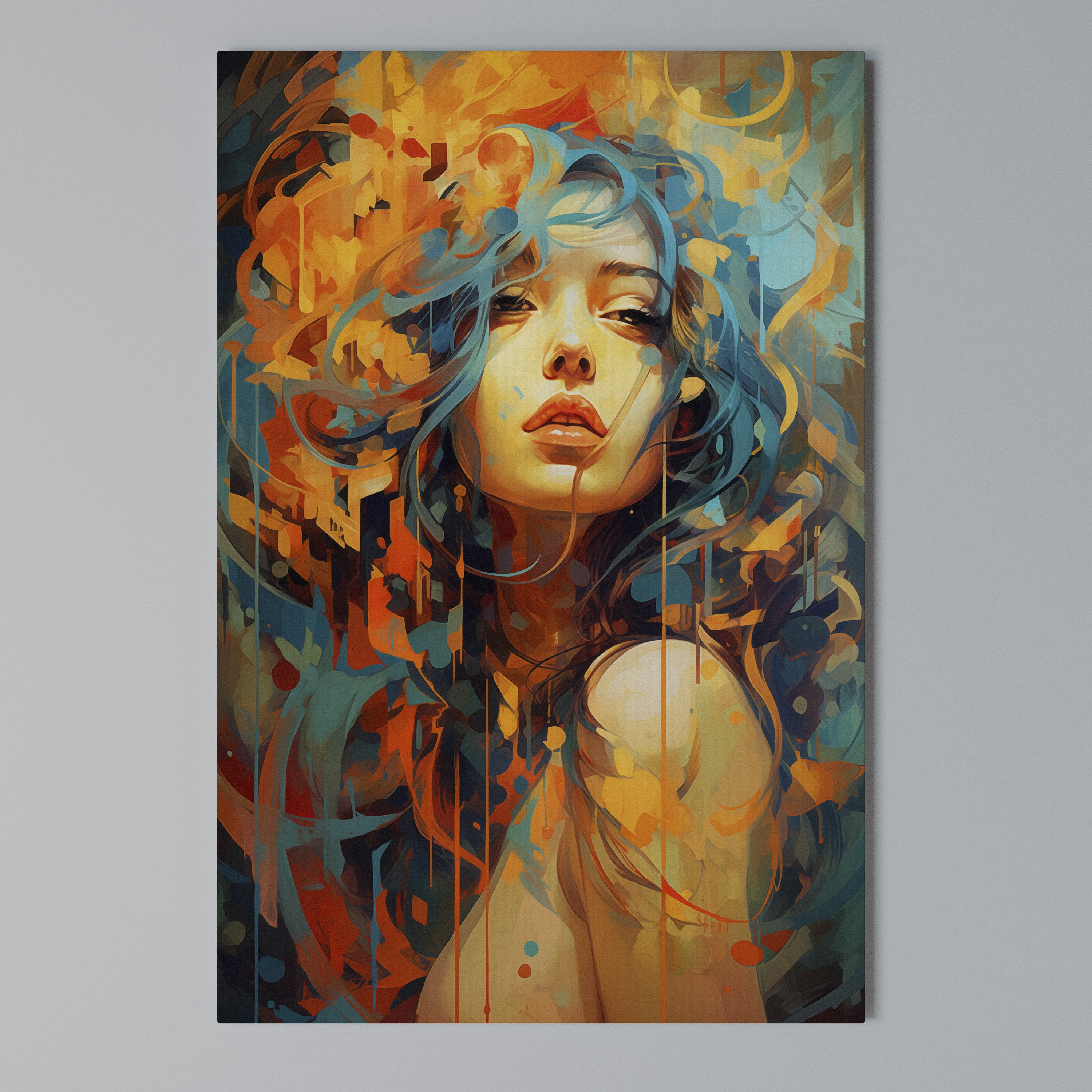 RAINBOW MUSE Quadro em tela vertical