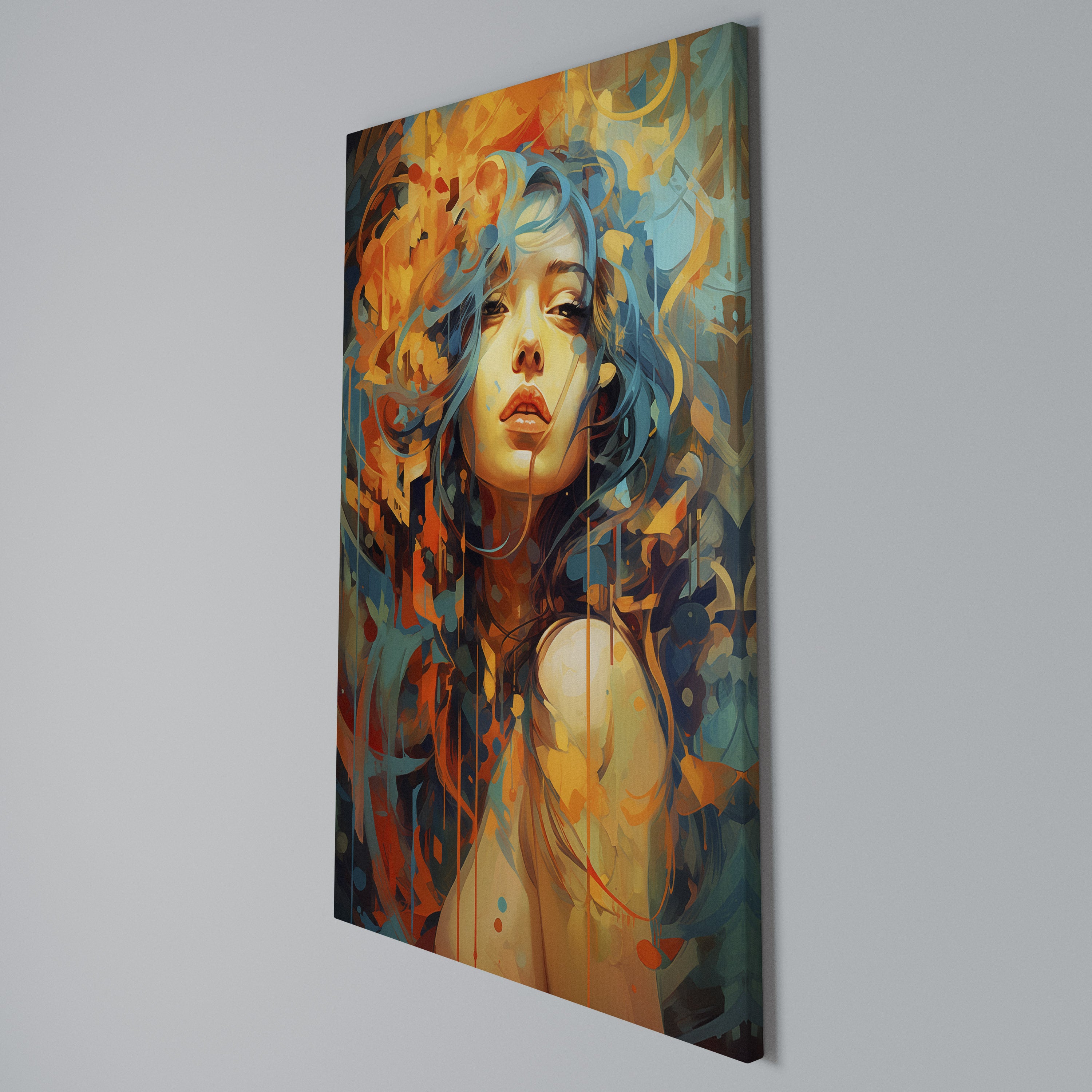 RAINBOW MUSE Quadro em tela vertical