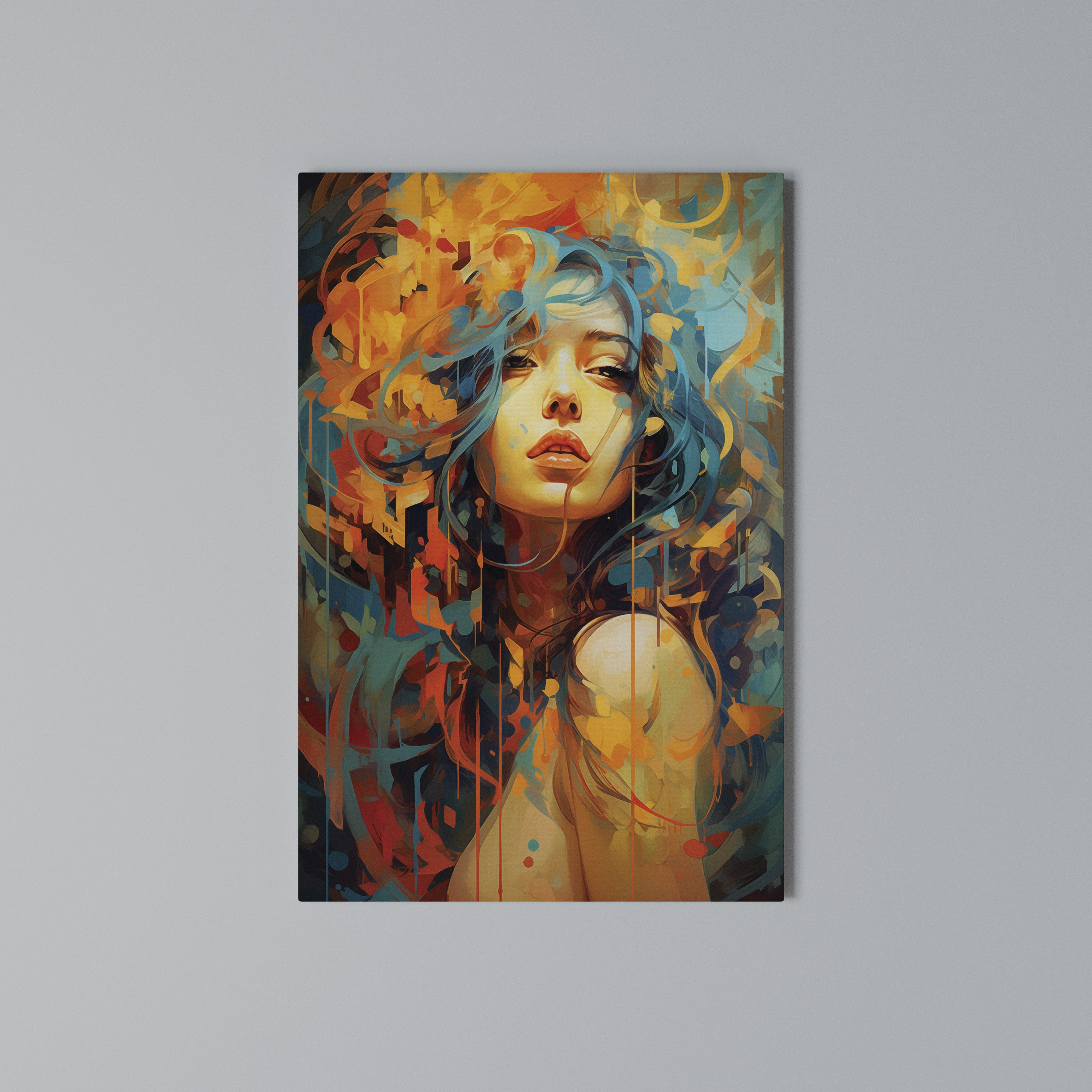 RAINBOW MUSE Quadro em tela vertical