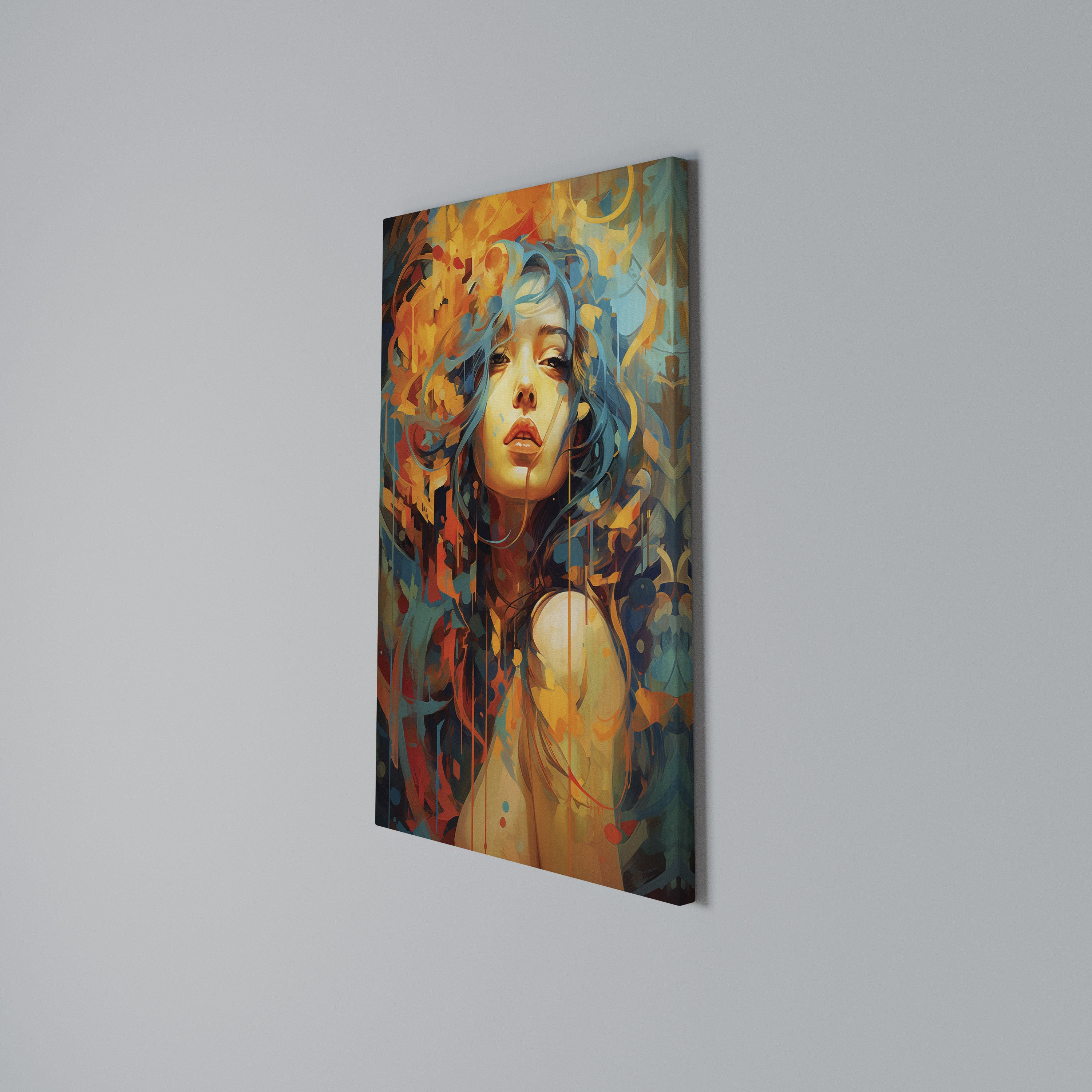 RAINBOW MUSE Quadro em tela vertical