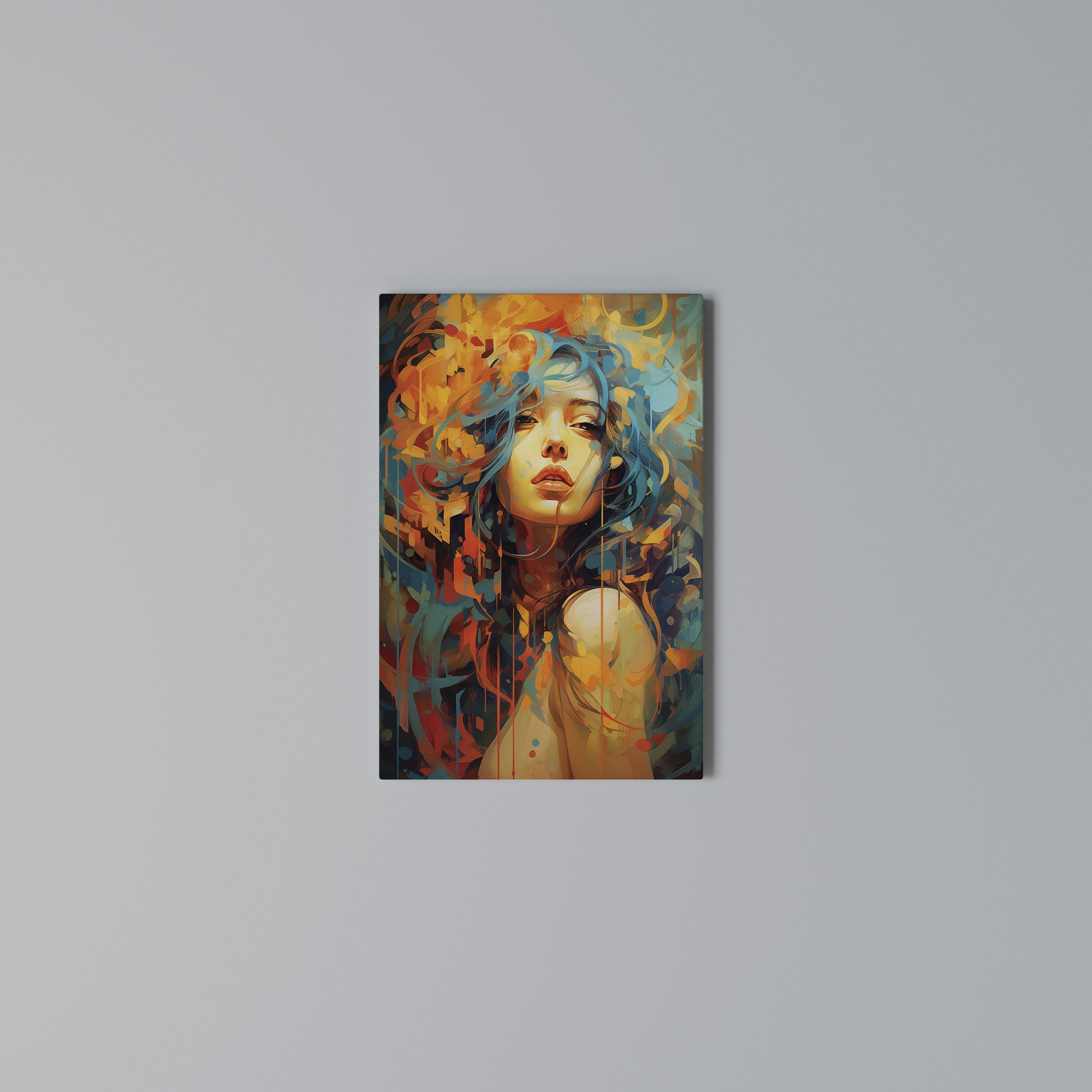 RAINBOW MUSE Quadro em tela vertical