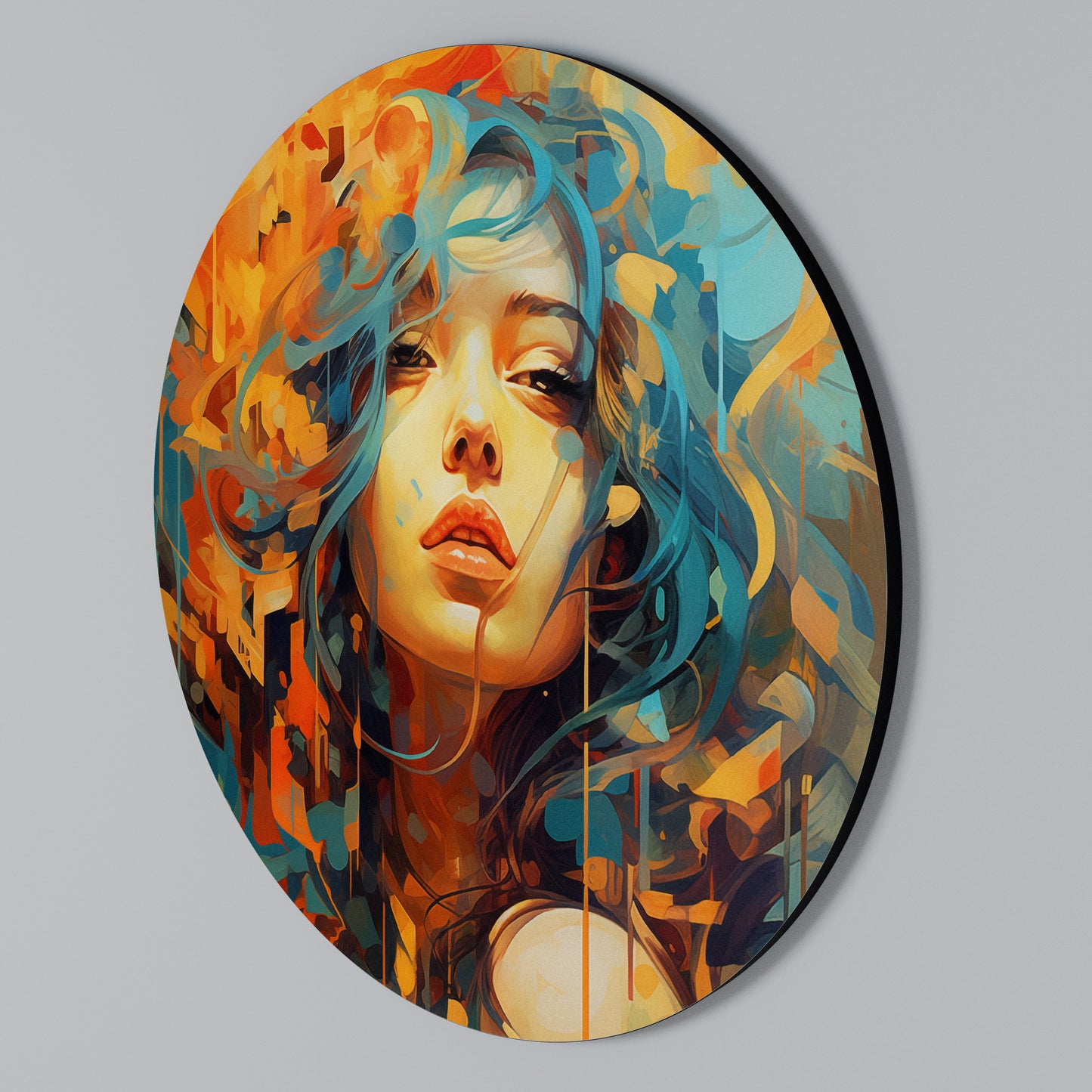 RAINBOW MUSE Arte de Parede Redonda