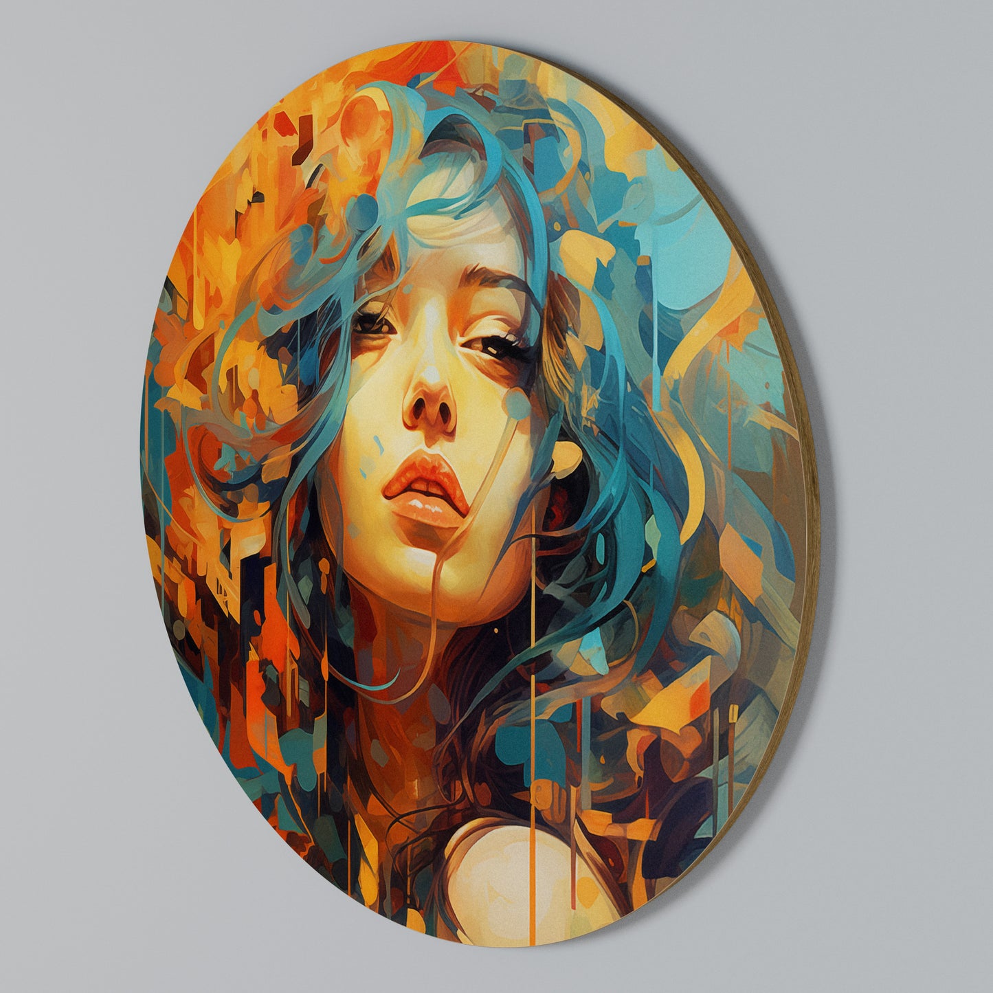 RAINBOW MUSE Arte de Parede Redonda