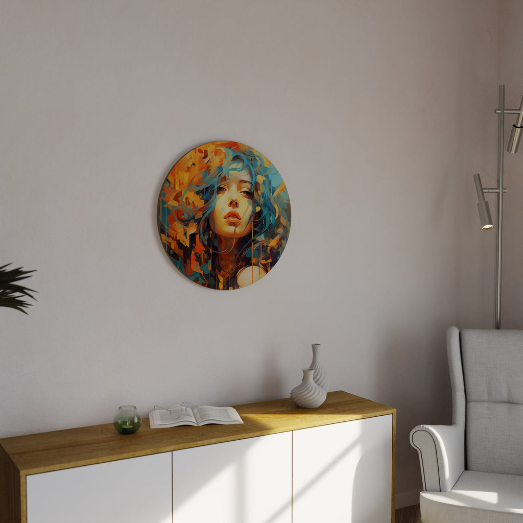 RAINBOW MUSE Quadro Redondo Decorativo