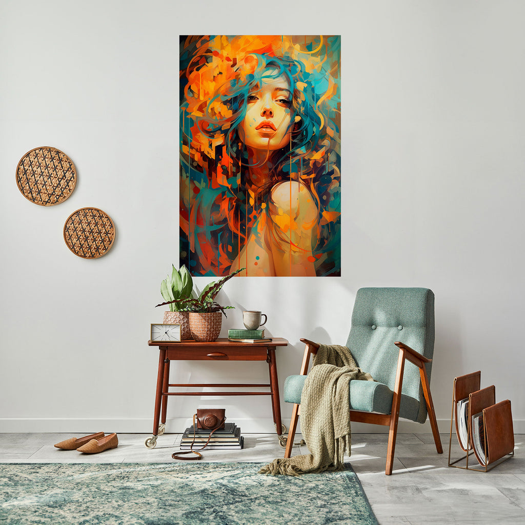 RAINBOW MUSE Peel and Stick Vertical Poster