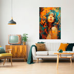 RAINBOW MUSE Peel and Stick Vertical Poster