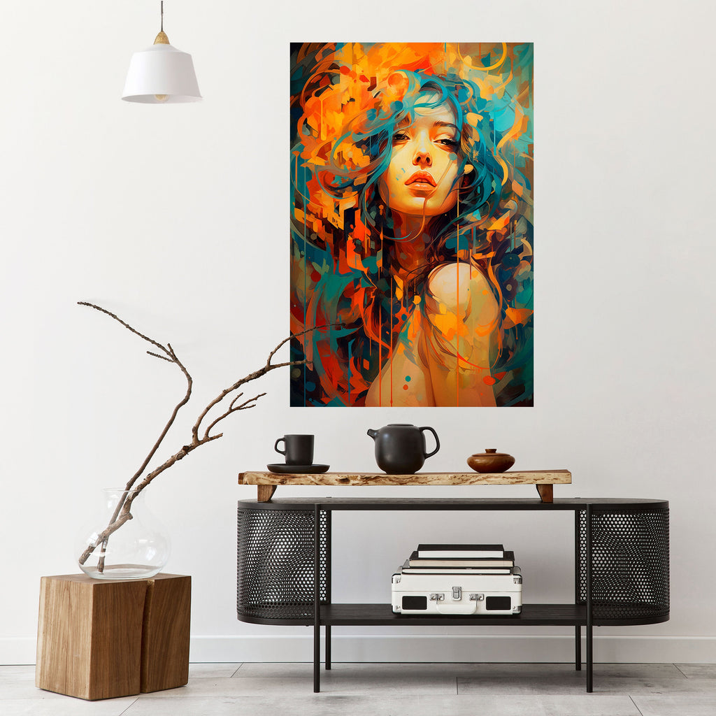 RAINBOW MUSE Peel and Stick Vertical Poster