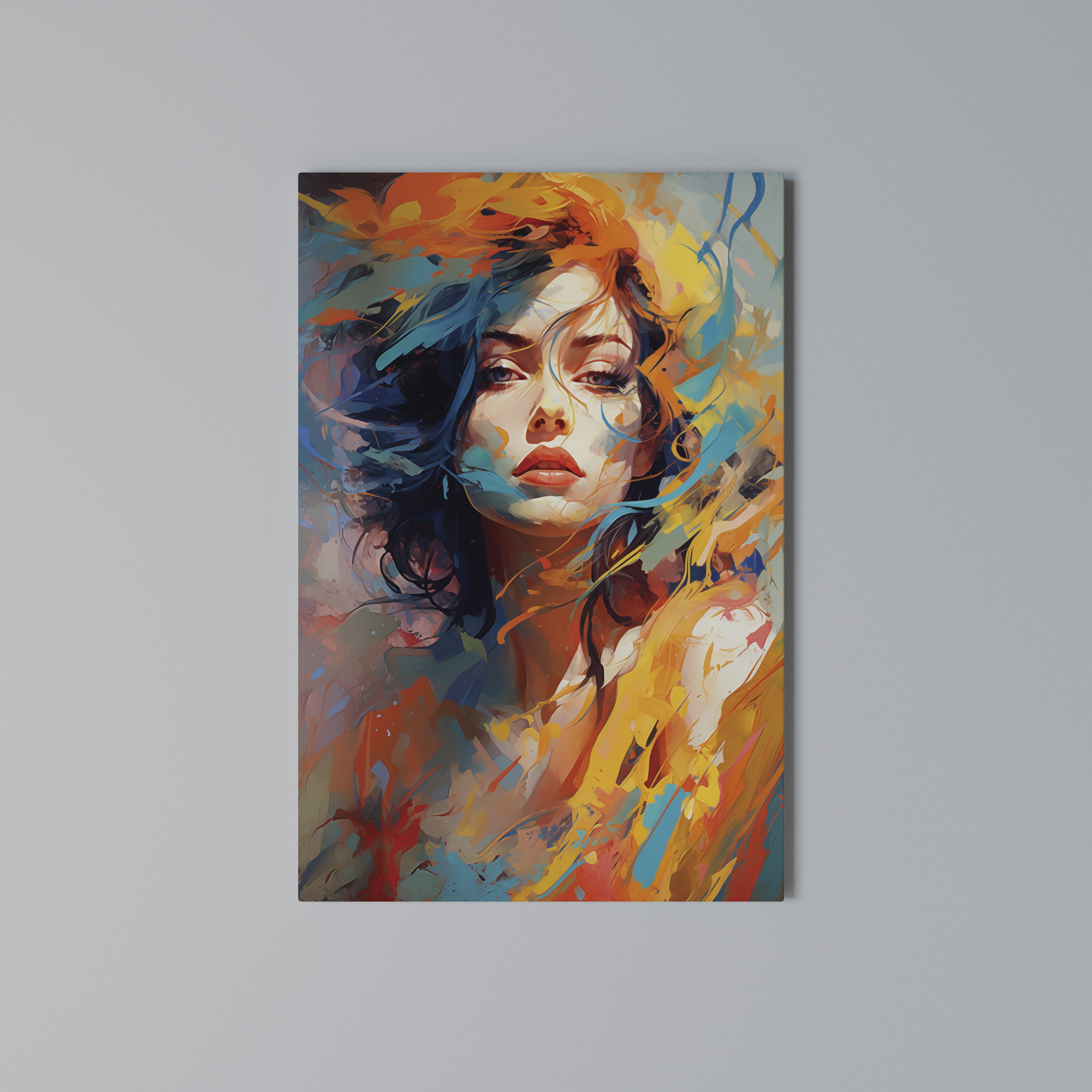 CHROMA CHARM Quadro em tela vertical