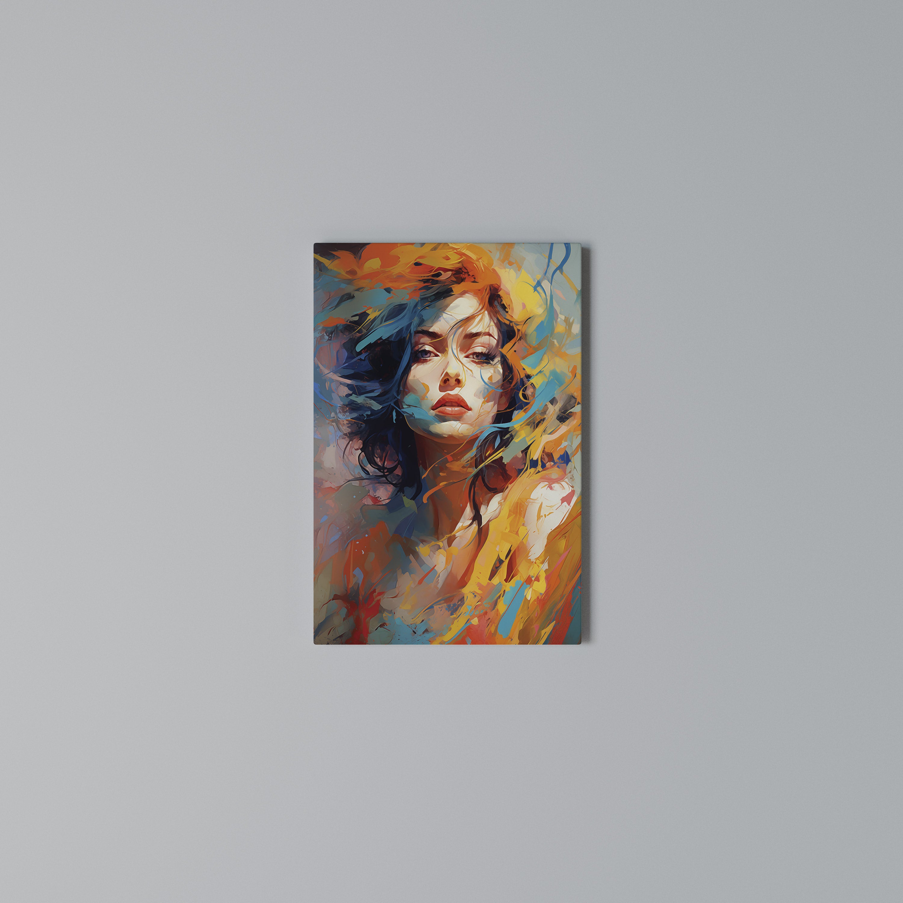 CHROMA CHARM Quadro em tela vertical