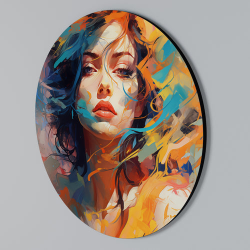 CHROMA CHARM Arte de Parede Redonda