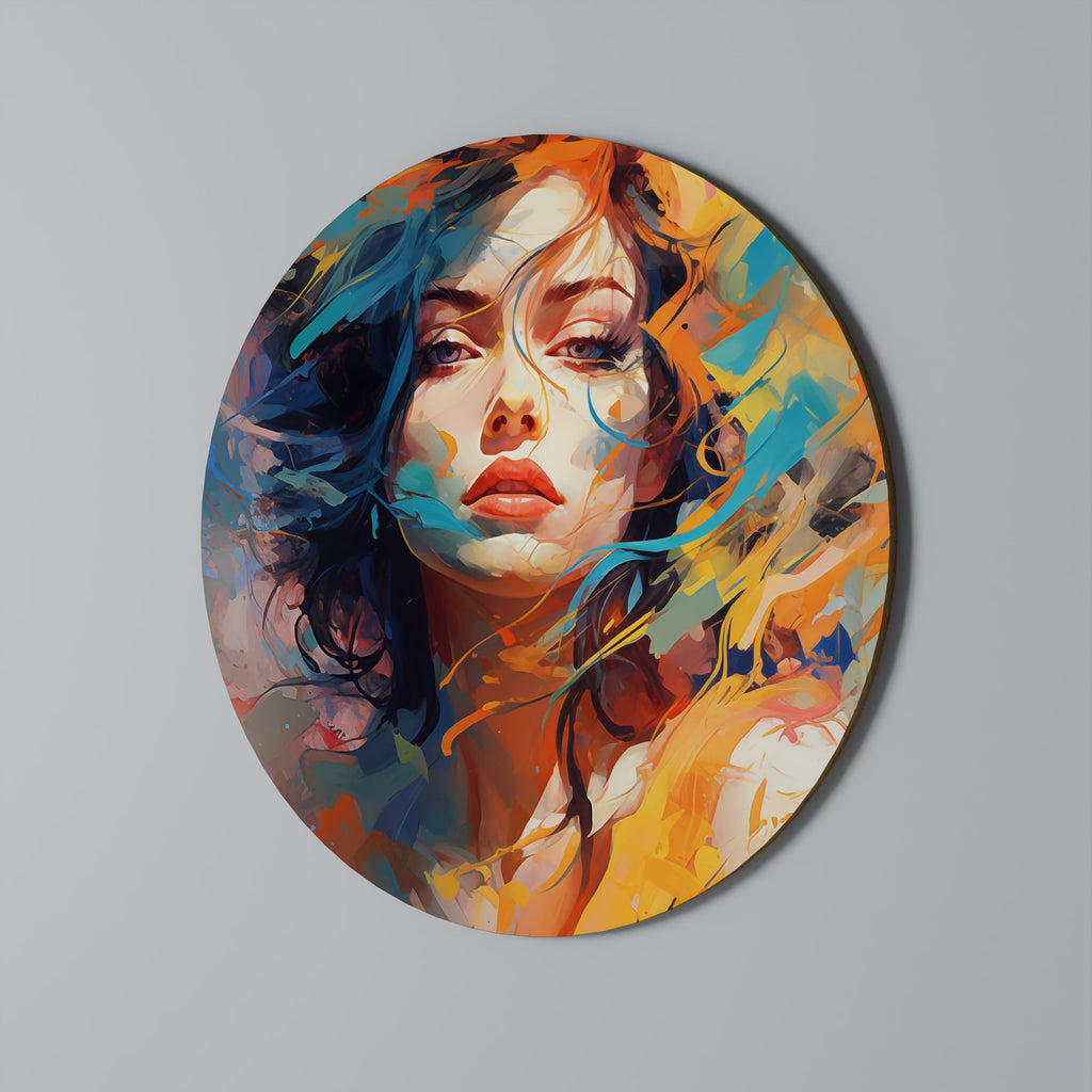 CHROMA CHARM Round Wall Art