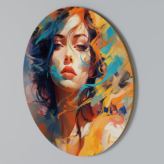 CHROMA CHARM Arte de Parede Redonda