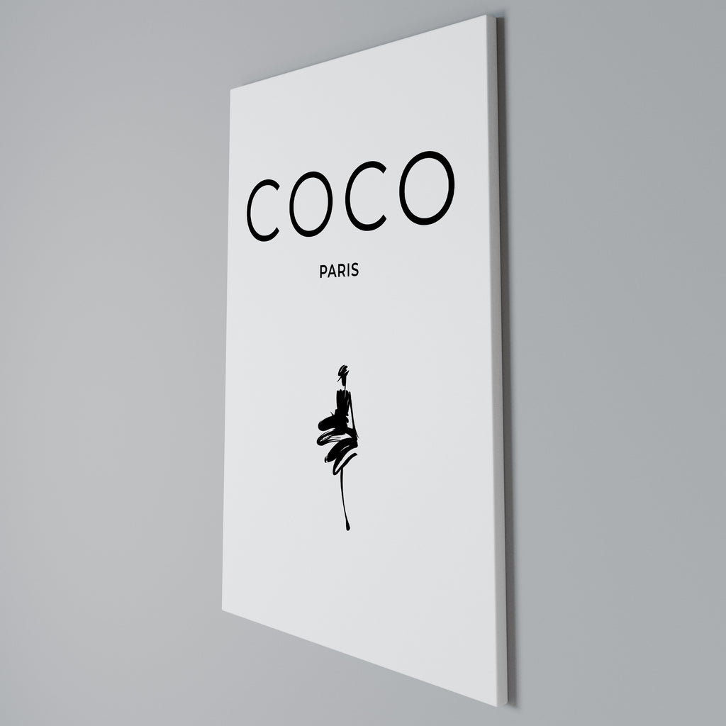 COCO CHANEL - TIMELESS ELEGANCE Quadro em tela vertical
