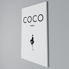 COCO CHANEL - TIMELESS ELEGANCE Quadro em tela vertical