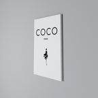 COCO CHANEL - TIMELESS ELEGANCE Quadro em tela vertical