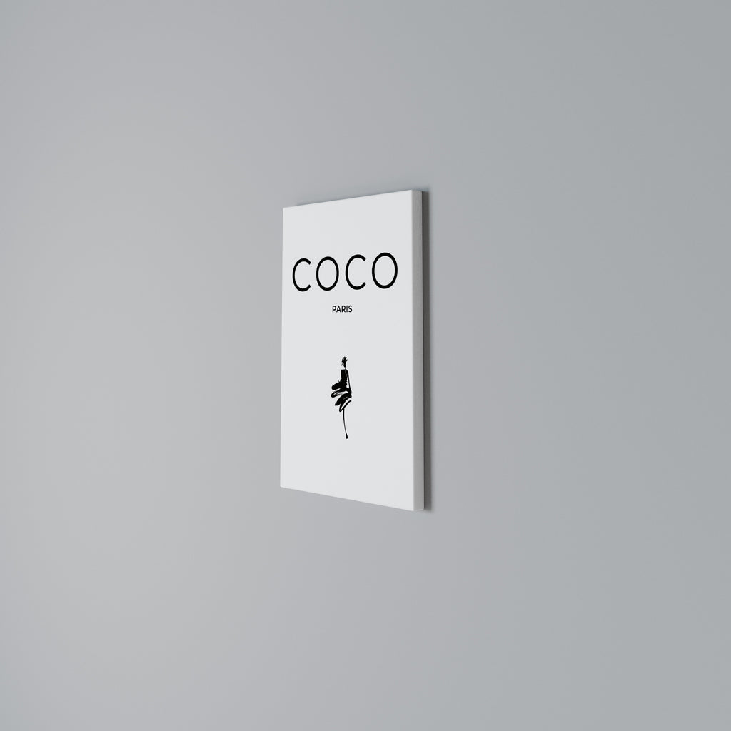 COCO CHANEL - TIMELESS ELEGANCE Quadro em tela vertical