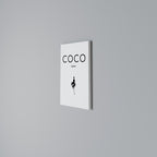 COCO CHANEL - TIMELESS ELEGANCE Quadro em tela vertical