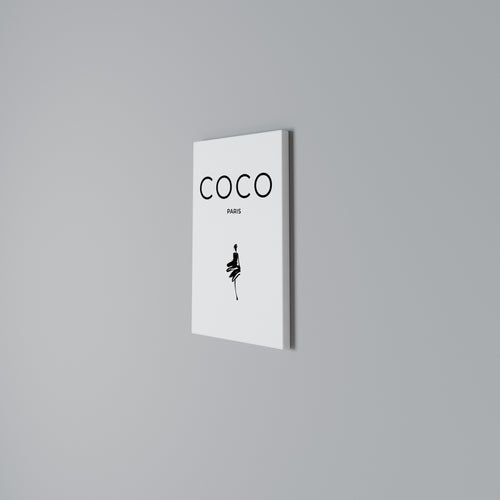 COCO CHANEL - TIMELESS ELEGANCE Quadro em tela vertical
