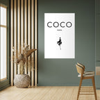 COCO CHANEL - TIMELESS ELEGANCE Peel and Stick Vertical Poster