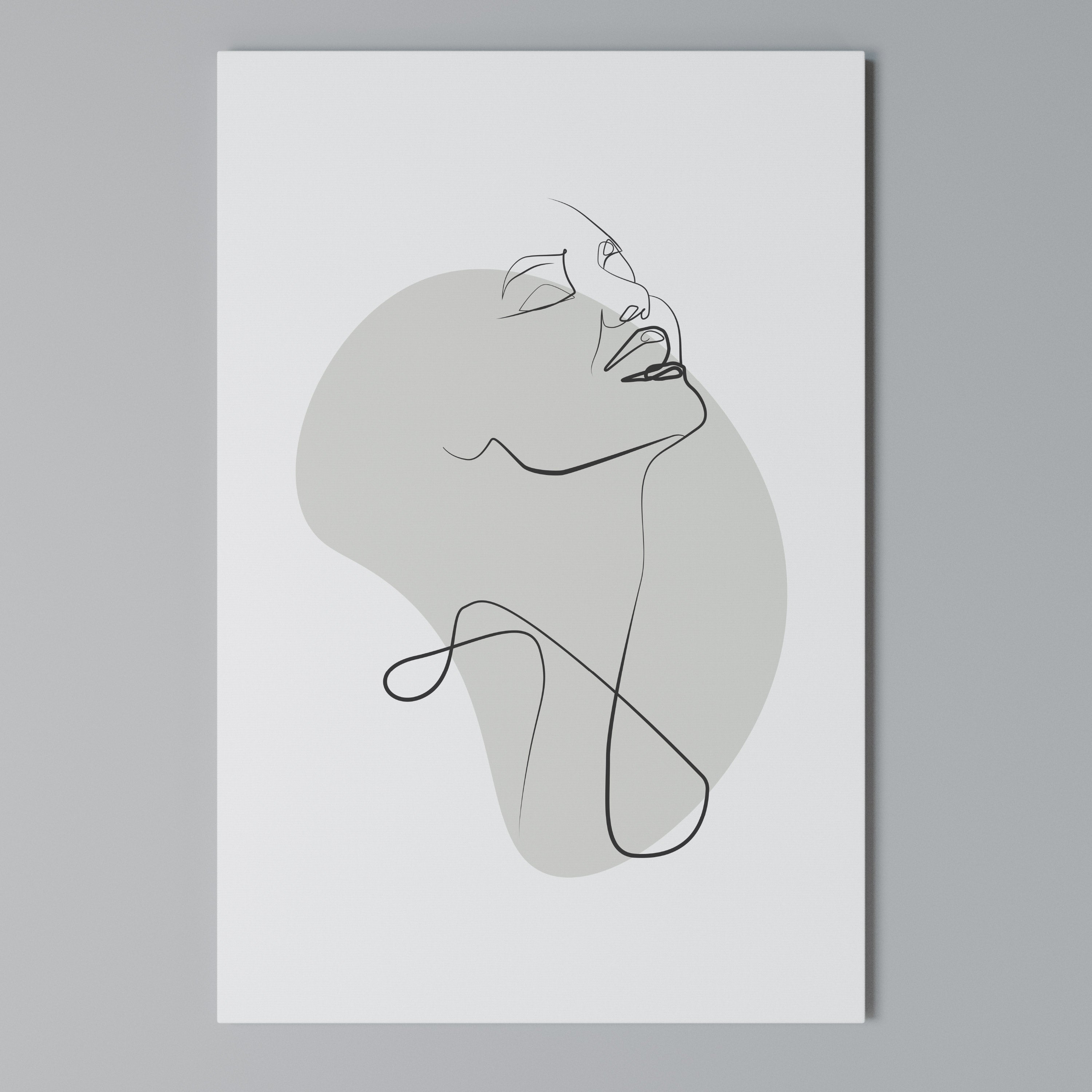 SUBTLE SIMPLICITY Quadro em tela vertical