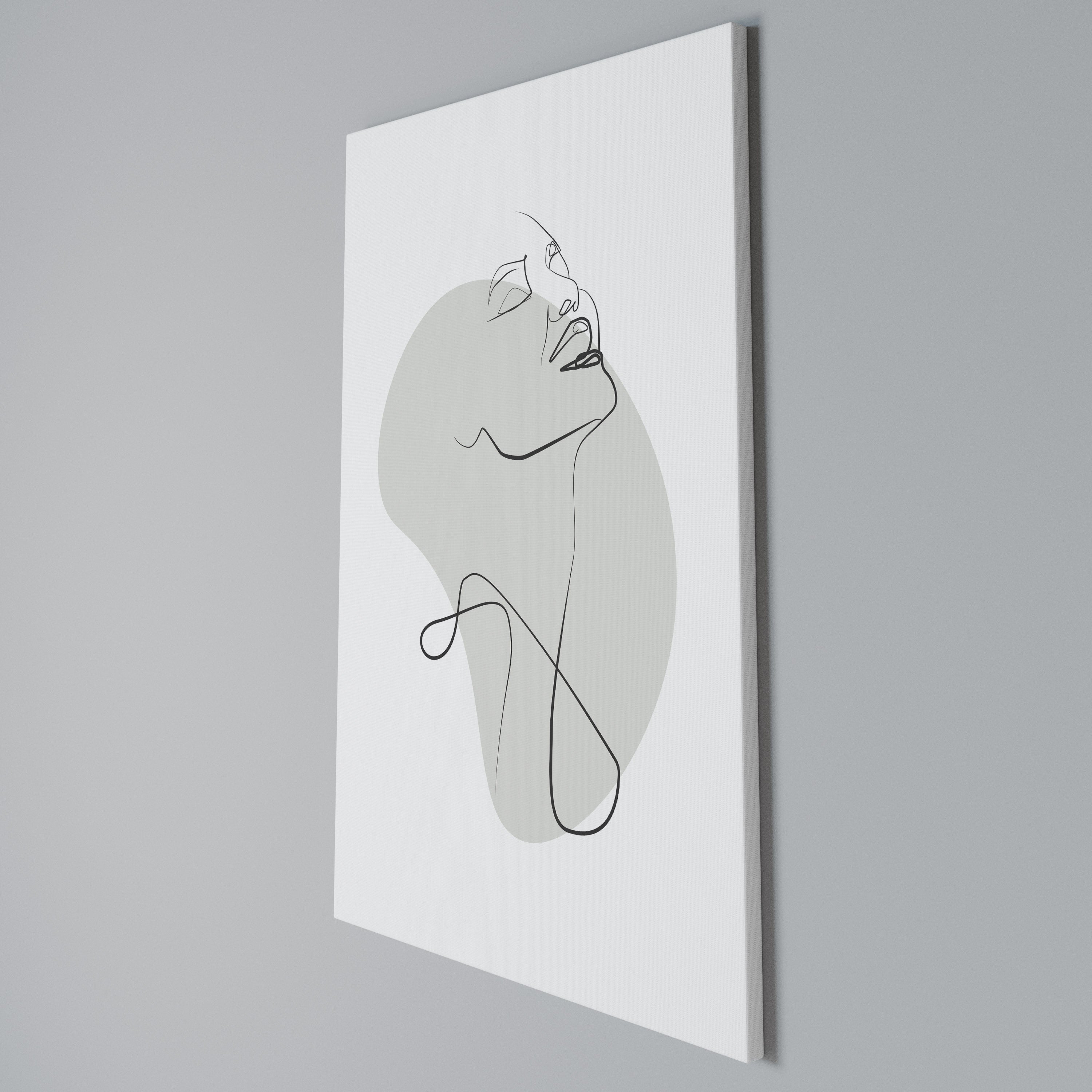 SUBTLE SIMPLICITY Quadro em tela vertical