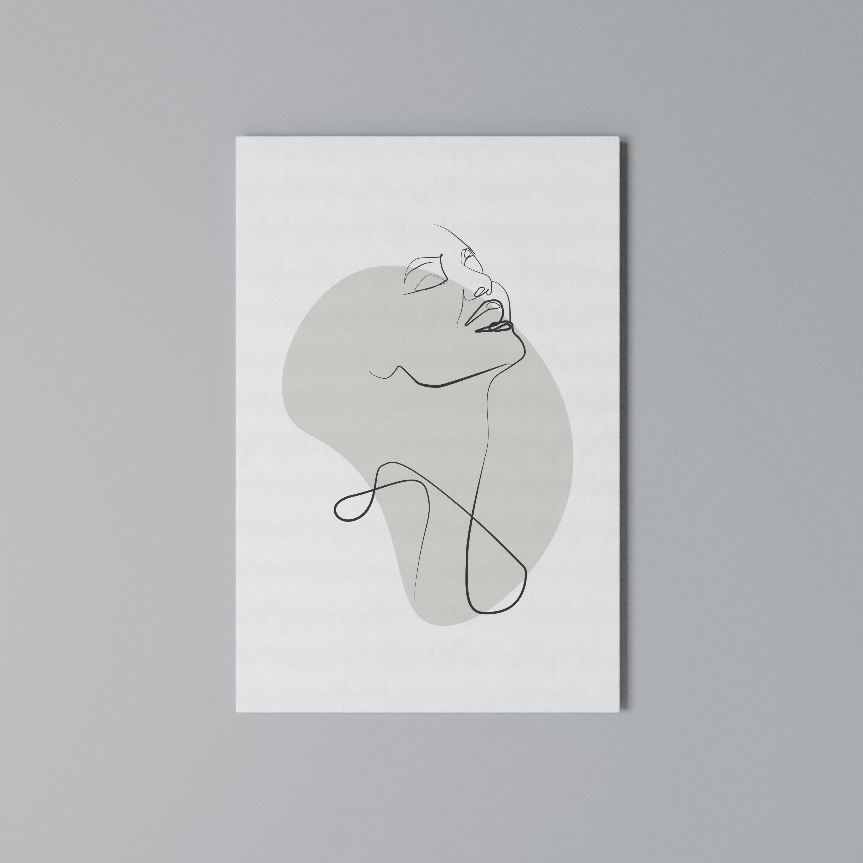 SUBTLE SIMPLICITY Quadro em tela vertical