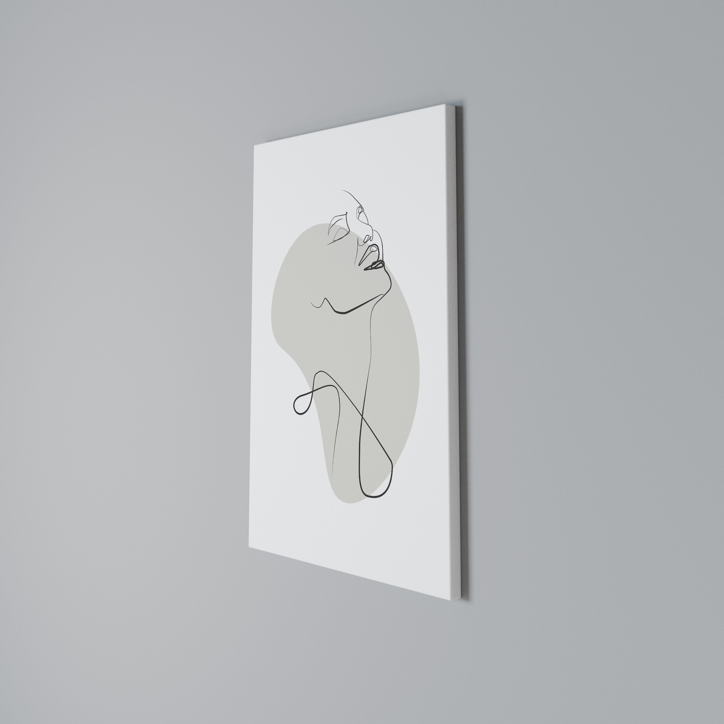 SUBTLE SIMPLICITY Quadro em tela vertical