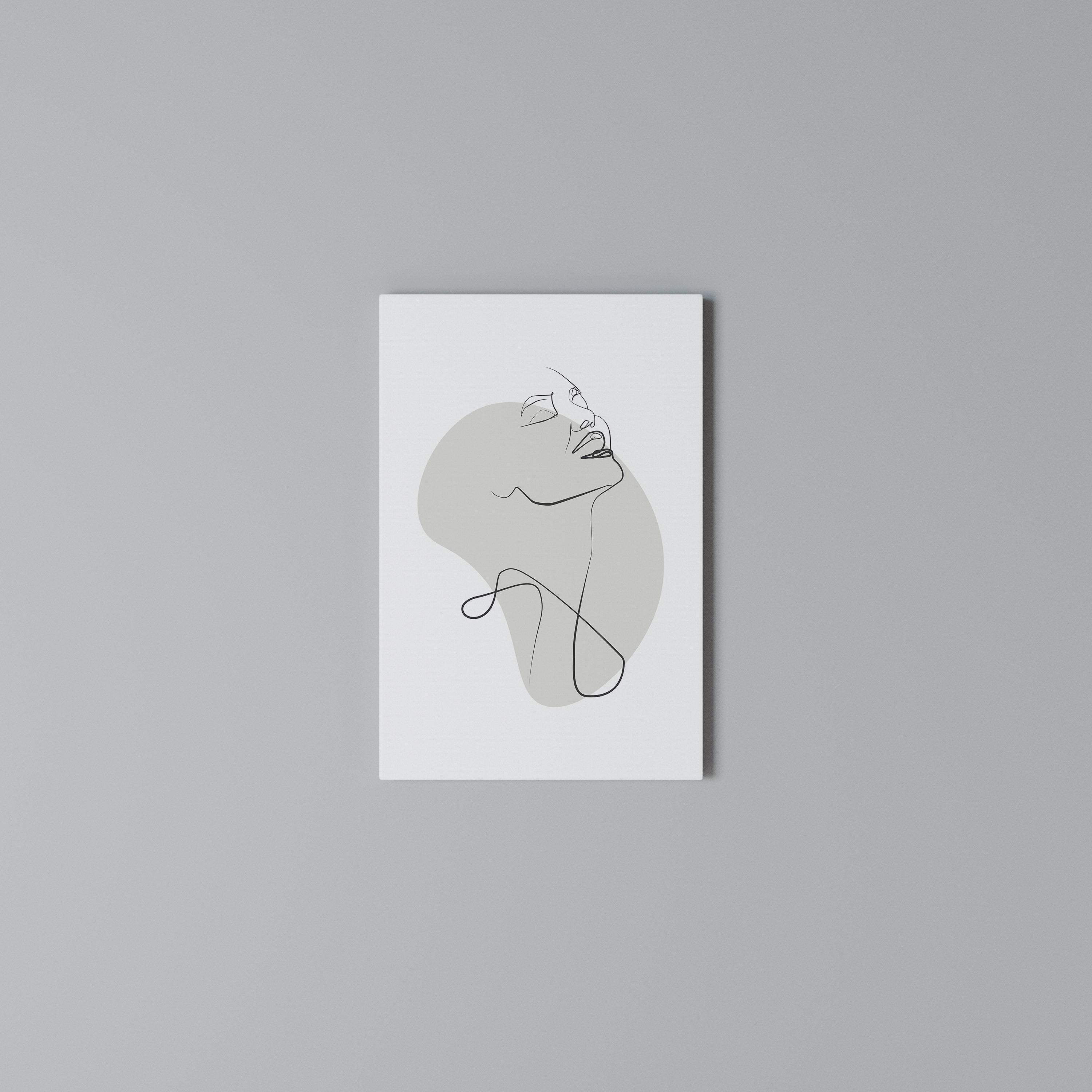 SUBTLE SIMPLICITY Quadro em tela vertical