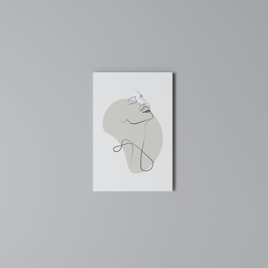 SUBTLE SIMPLICITY Quadro em tela vertical