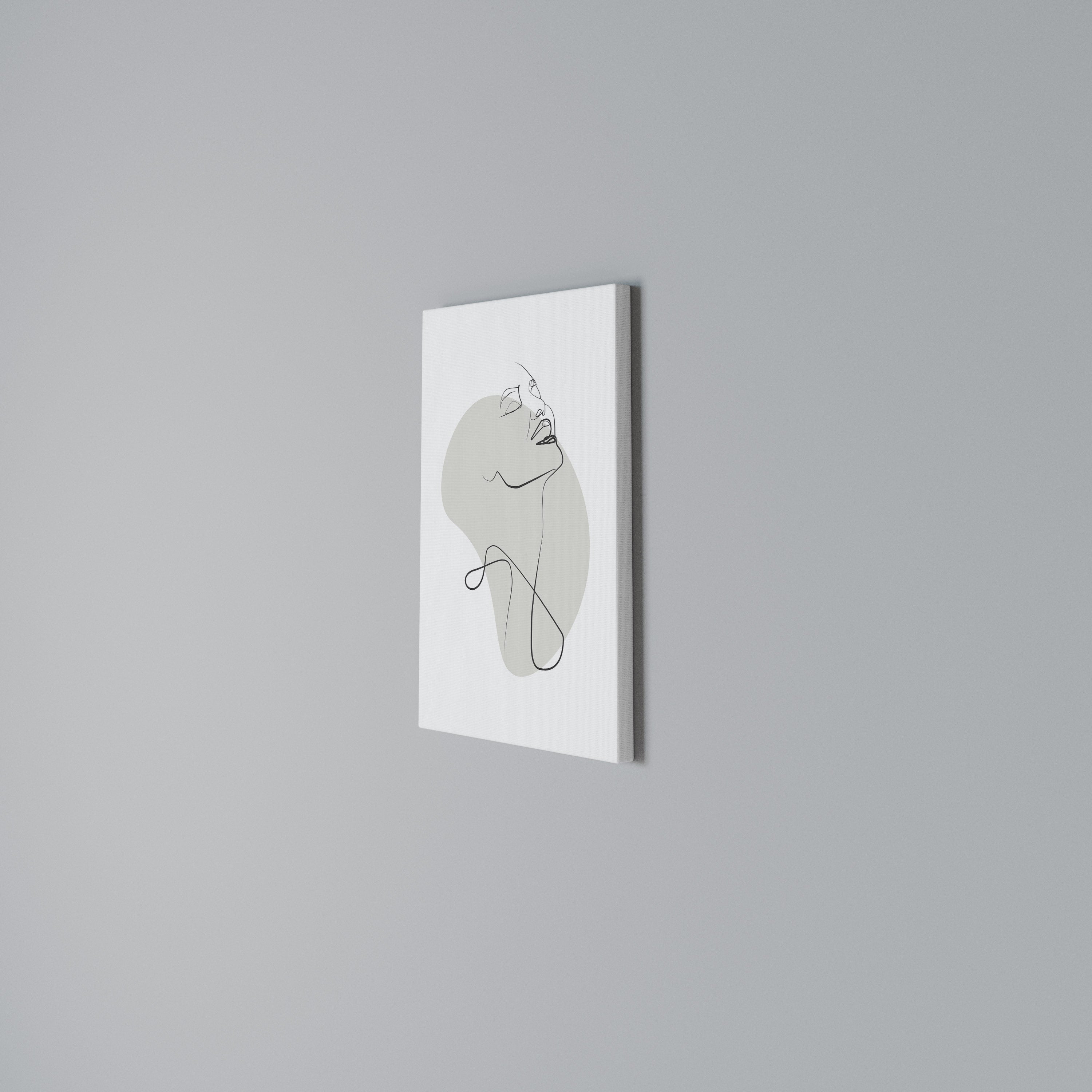 SUBTLE SIMPLICITY Quadro em tela vertical