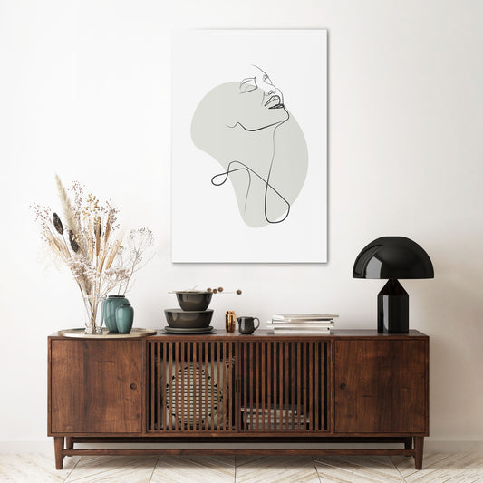 SUBTLE SIMPLICITY Quadro em tela vertical
