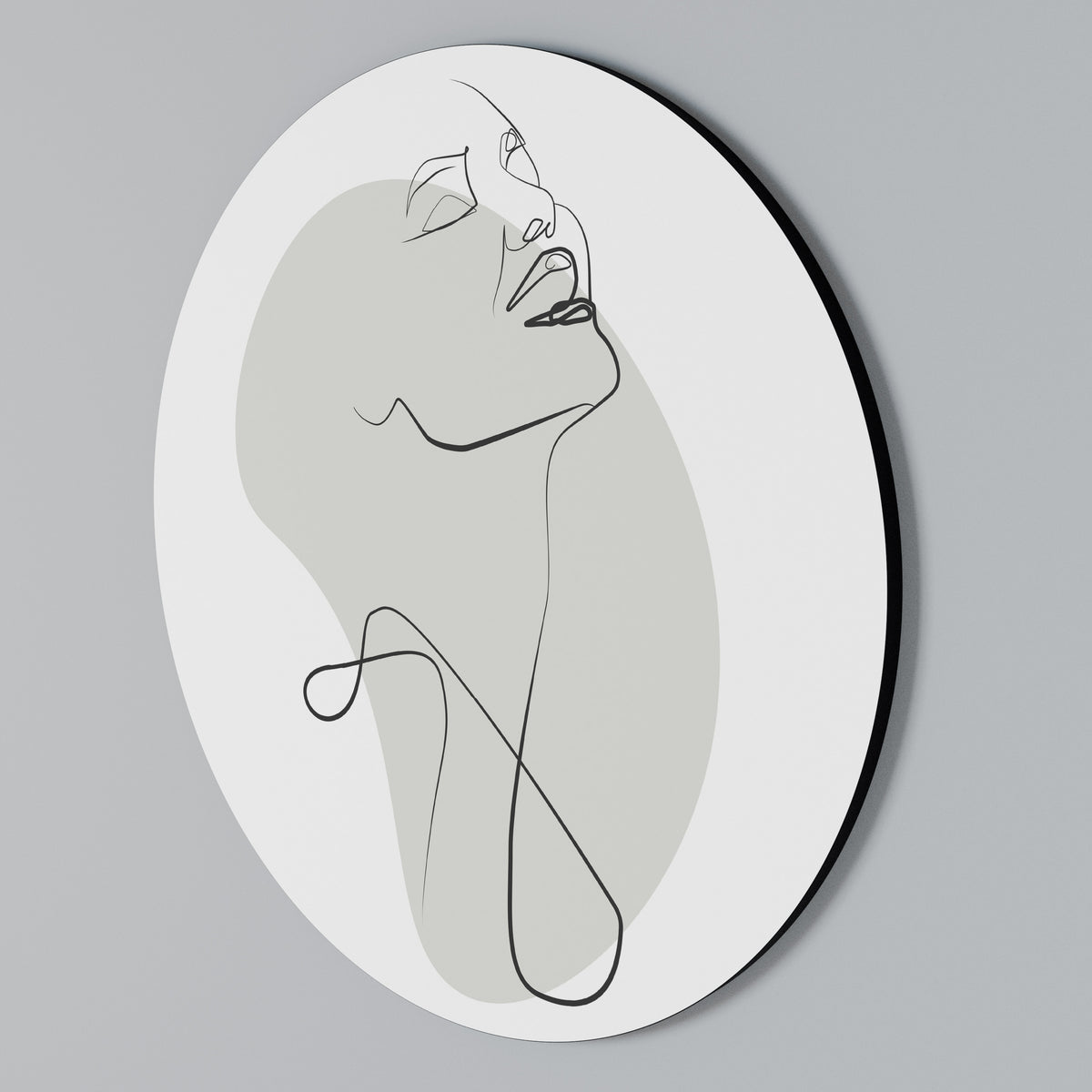 SUBTLE SIMPLICITY Arte de Parede Redonda