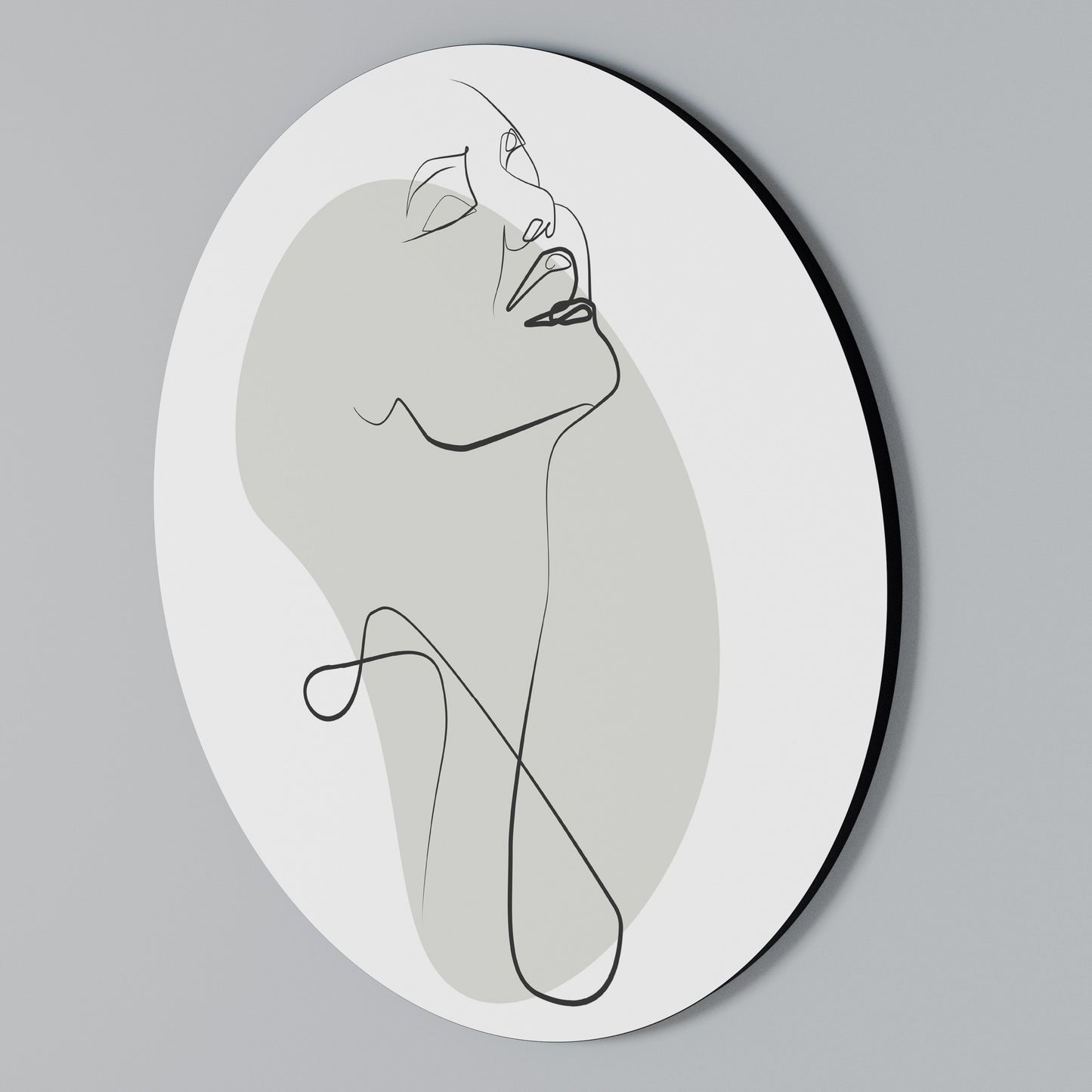 SUBTLE SIMPLICITY Round Wall Art