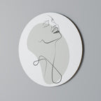 SUBTLE SIMPLICITY Round Wall Art