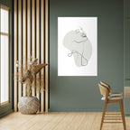 SUBTLE SIMPLICITY Peel and Stick Vertical Poster