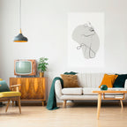 SUBTLE SIMPLICITY Peel and Stick Vertical Poster