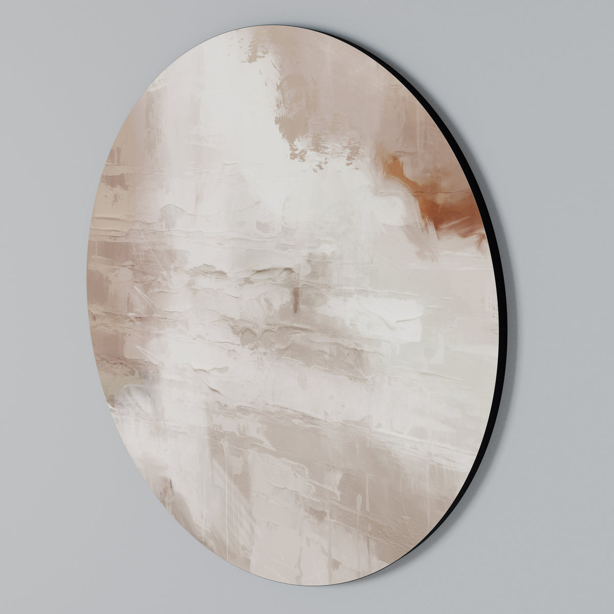 BLUSH SERENITY Arte de Parede Redonda