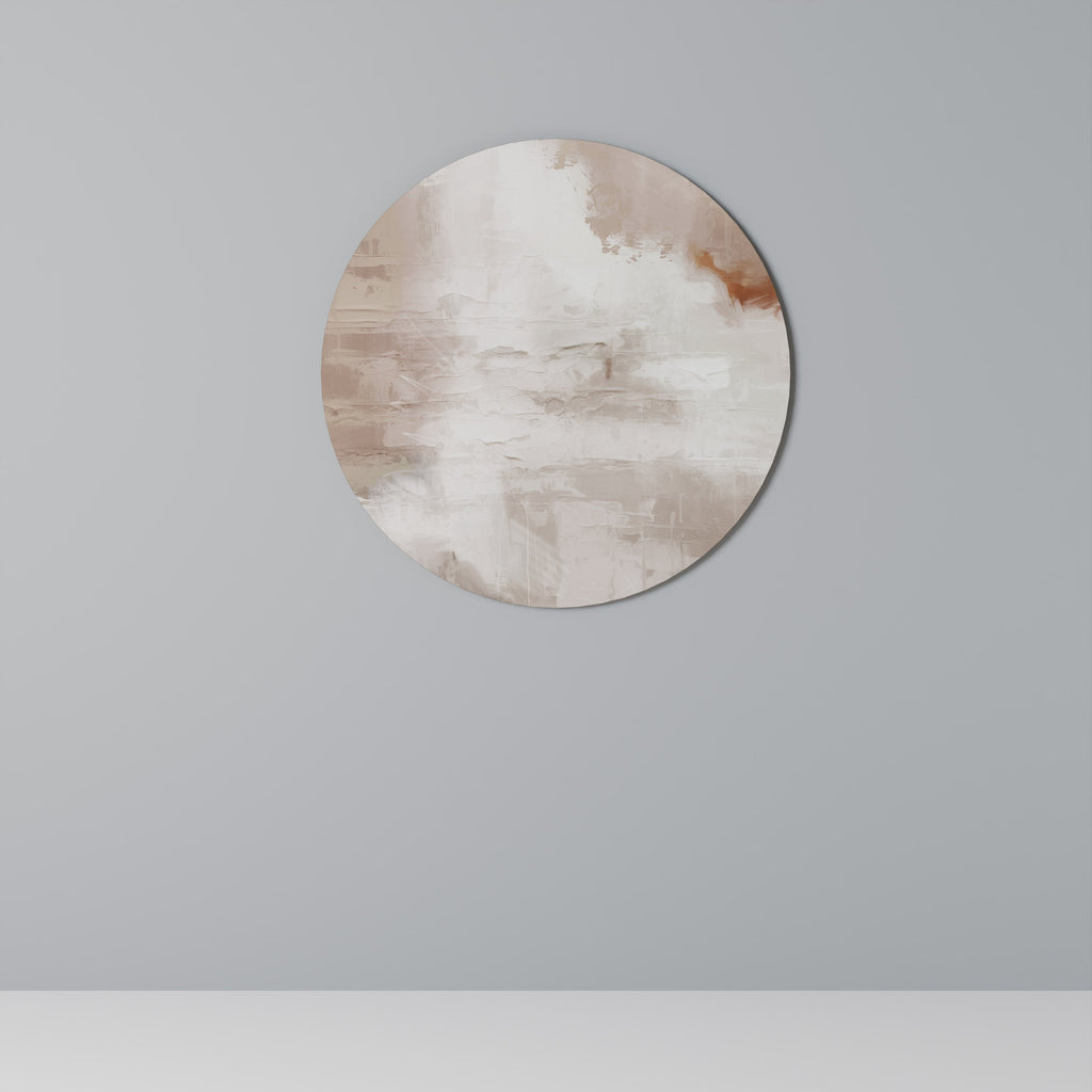 BLUSH SERENITY Round Wall Art