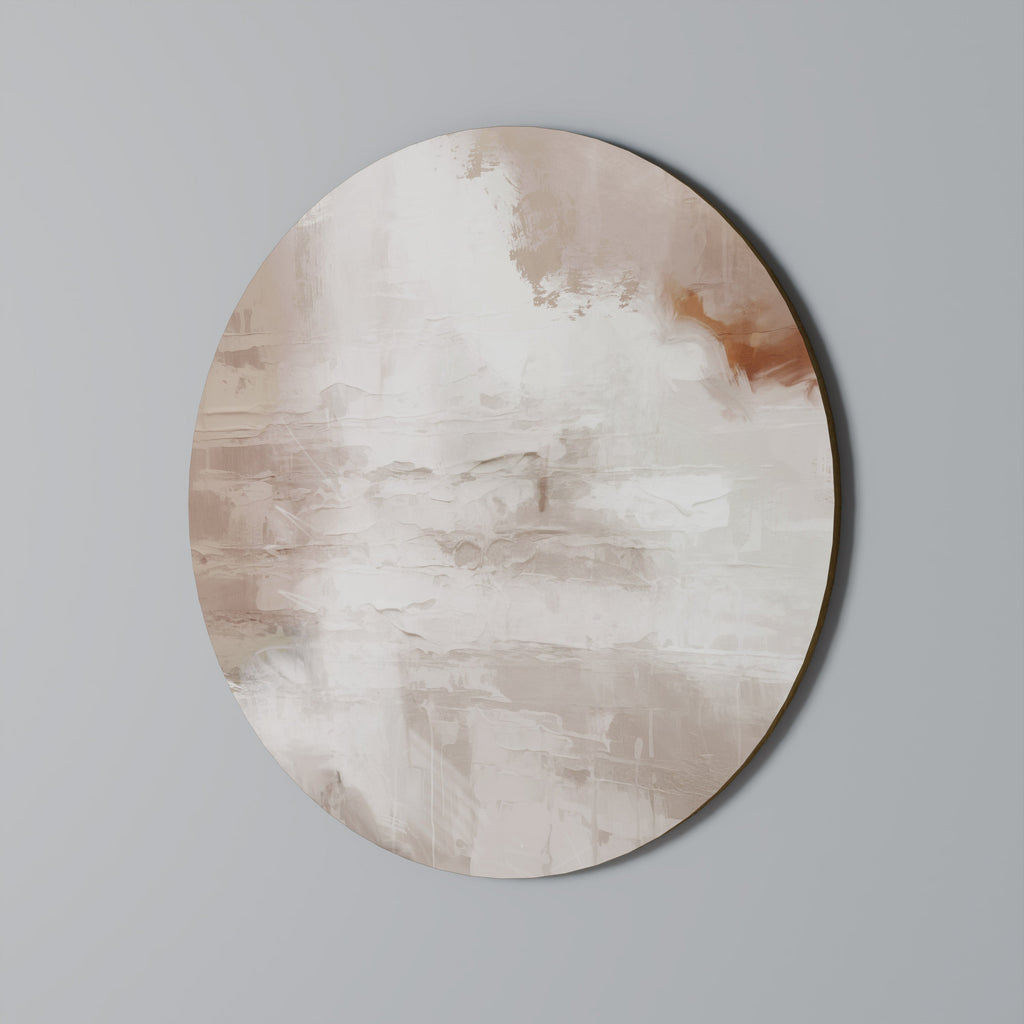 BLUSH SERENITY Round Wall Art