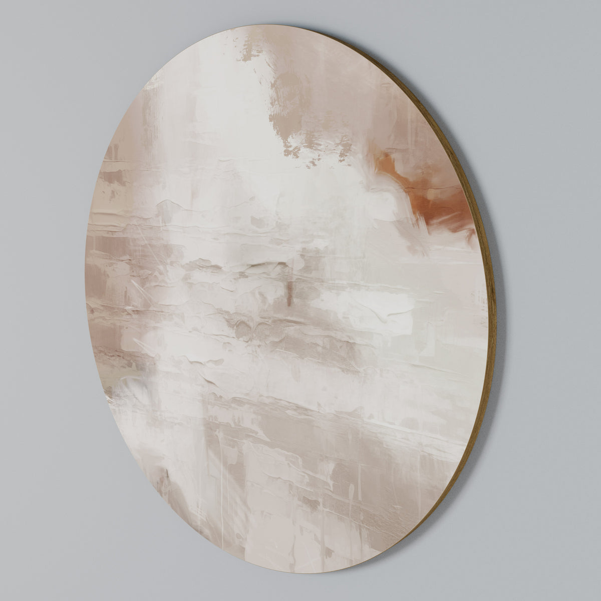 BLUSH SERENITY Arte de Parede Redonda